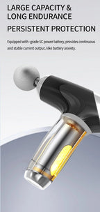 Mini Massage Gun Percussion Muscle Massager Portable Deep Tissue Device for Recovery Workout
