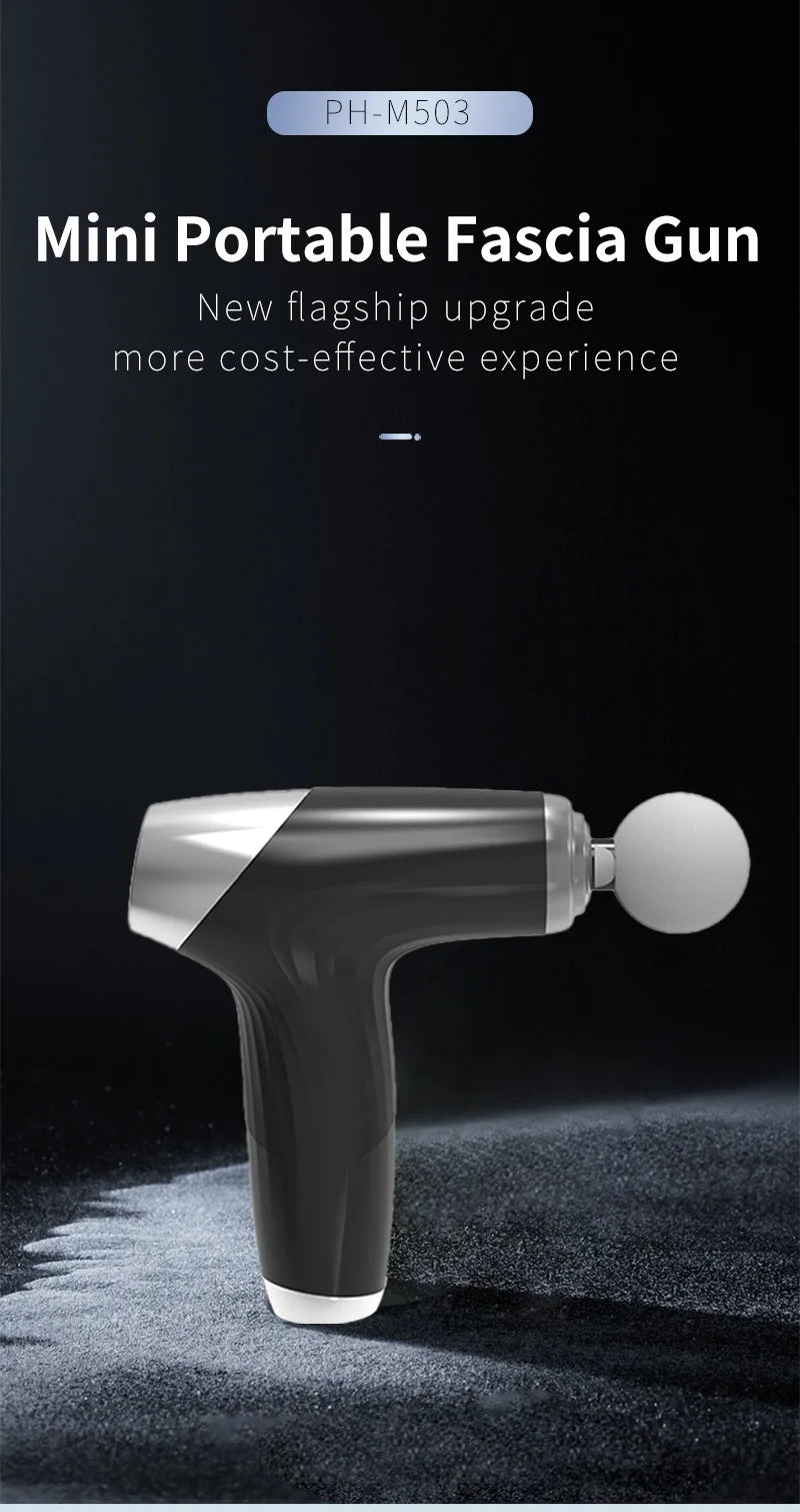 Mini Massage Gun Percussion Muscle Massager Portable Deep Tissue Device for Recovery Workout - 7
