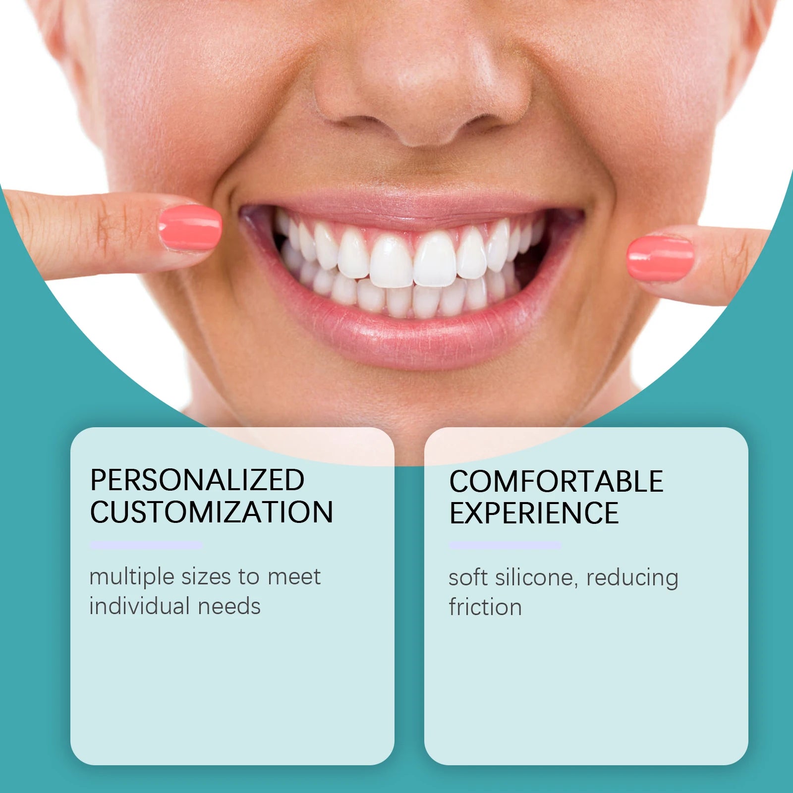 Adjustable Snap Dentures Fake Teeth Cosmetic Veneers Secure Fit for Dental Repair and Daily Smile - 8