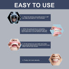 Silicone Dentures Full Set Artificial Teeth Natural Comfort Fit for Adult Oral Beauty Daily Use
