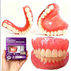 Silicone Dentures Full Set Fake Teeth for Natural Comfort Smile and Oral Beauty Improvement