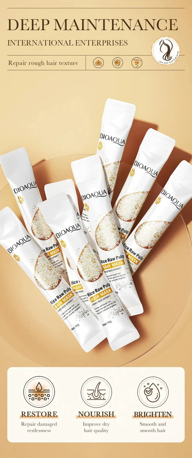 Magical Hair Mask Deep Repair Conditioner Treatment for Dry Damaged Frizz and Split Ends Use - 13