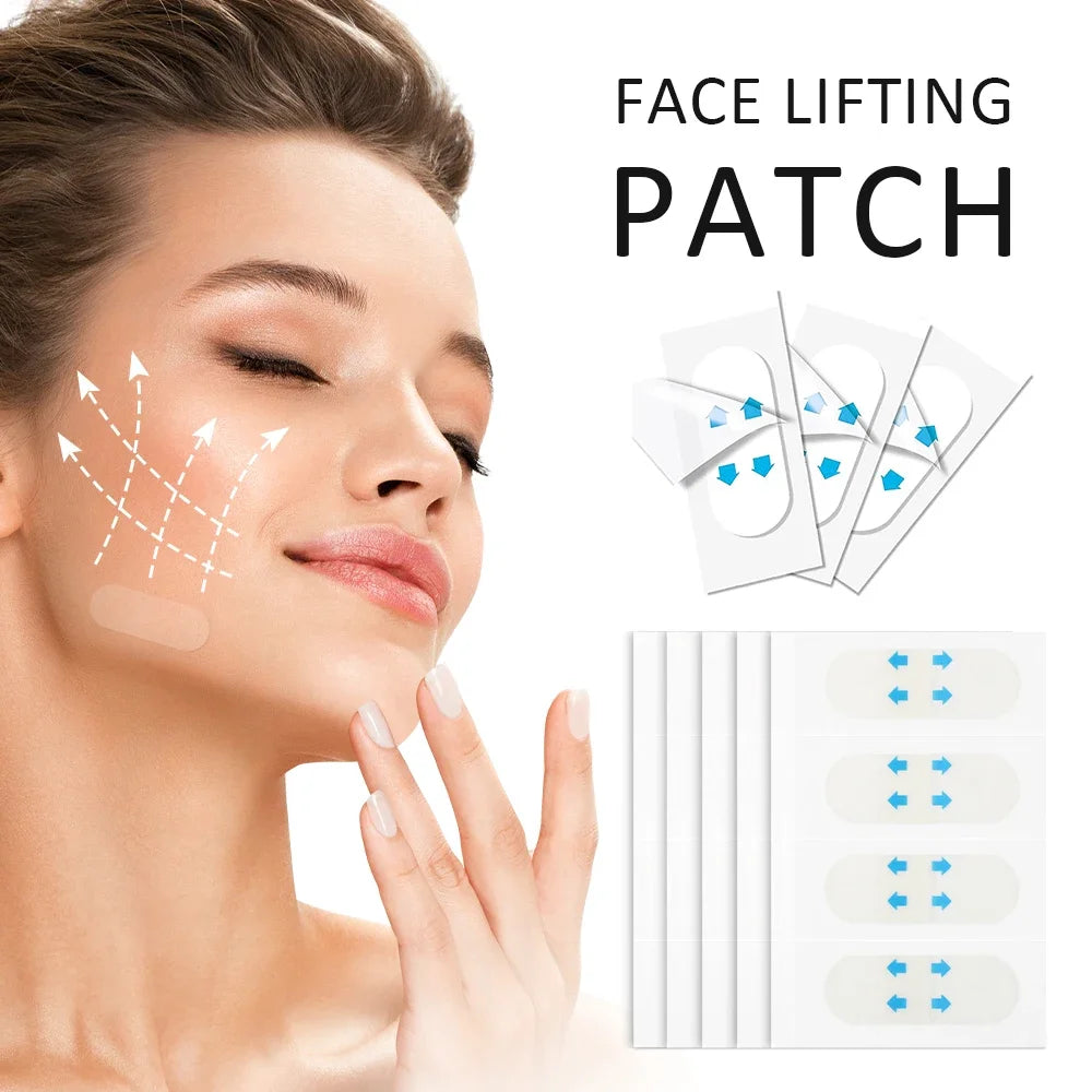 Invisible Face Lifting Patches Wrinkle Removal Tape for Instant V-Shape Firming Skin Lift