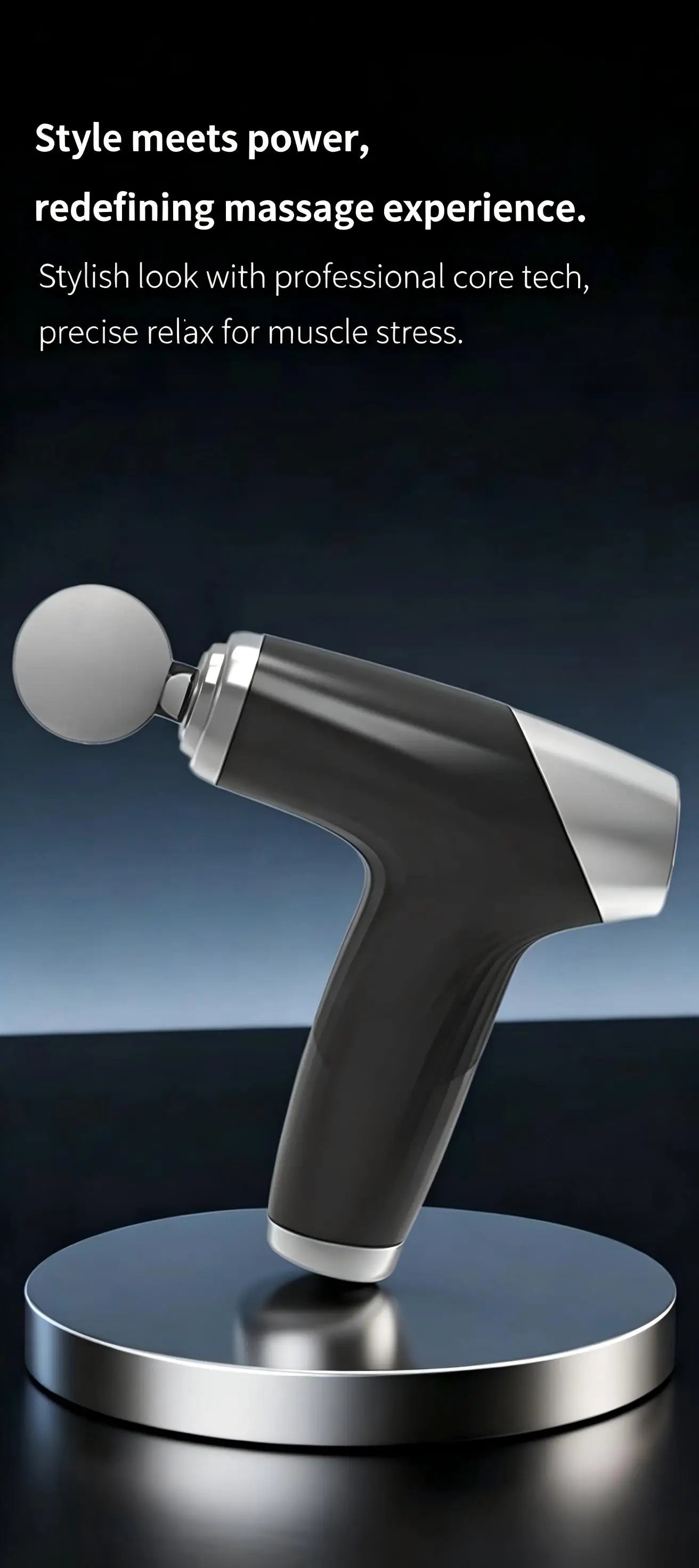 Mini Massage Gun Percussion Muscle Massager Portable Deep Tissue Device for Recovery Workout - 9