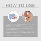 Temporary Dentures Realistic Fake Teeth Cosmetic Smile Cover for Missing Broken Teeth Comfort