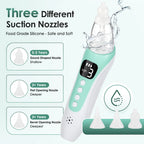 Baby Nasal Aspirator Electric Nose Sucker with 3 Suction Levels for Newborn Infants Congestion