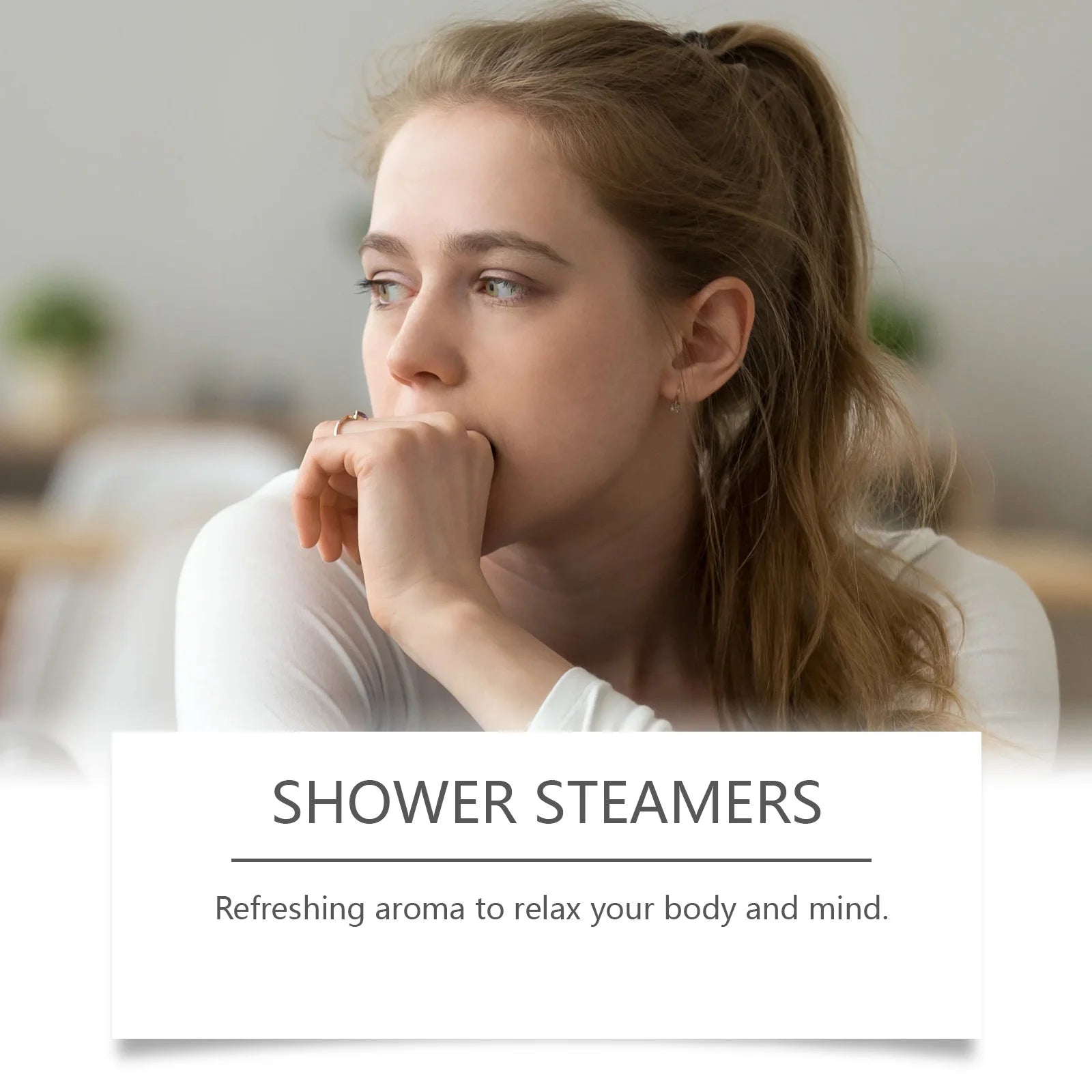 Aromatherapy Shower Tablets Soothing Steamers Natural Fragrance for Stress Relief Bath Home Spa - 9