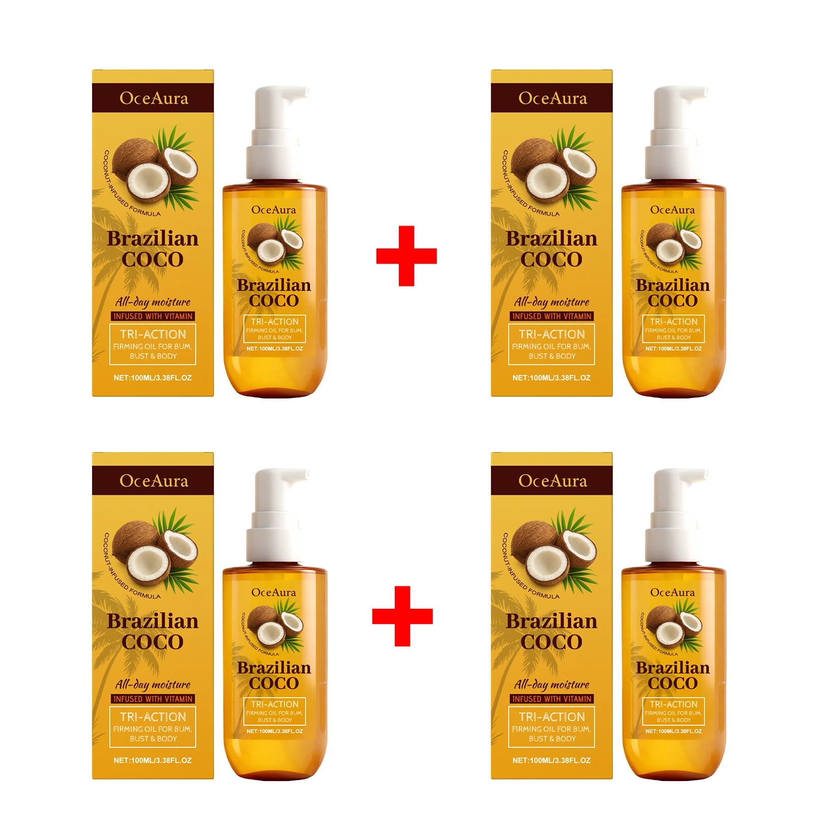 Coconut Firming Oil Skin Tightening Moisturizer for Body Hydration and Elasticity Recovery - 16