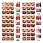 9 Color Eyeshadow Palette Makeup Kit Highly Pigmented Matte Shimmer for Daily Smoky Eye Looks