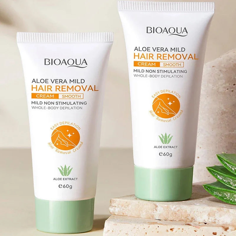 Hair Removal Cream Painless Depilatory Lotion Gentle Formula for Smooth Body Skin Care