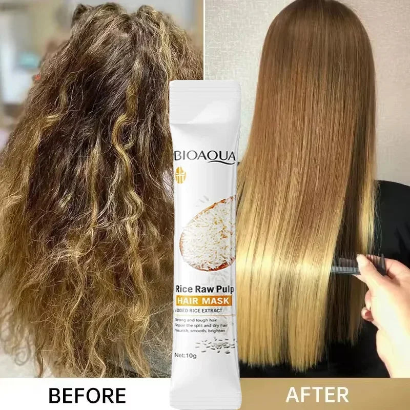 Magical Hair Mask Deep Repair Conditioner Treatment for Dry Damaged Frizz and Split Ends Use - 9