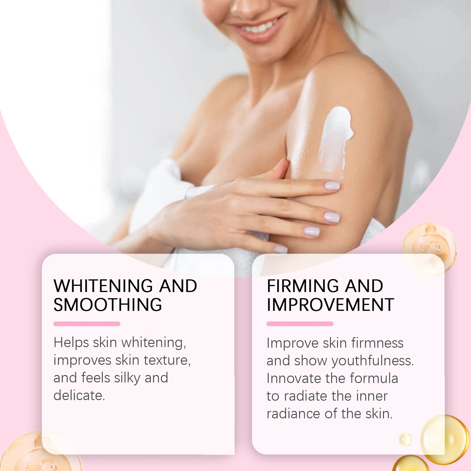 Arbutin Lightening Body Lotion Brightening Moisturizing Cream for Radiant Even Skin Tone - 3