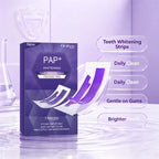 Teeth Whitening Strips Dental Bleaching Kit Gentle PAP Formula for Bright White Smile Routine