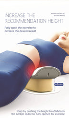 Electric Waist Massager Back Stretcher Lumbar Traction Device for Spinal Support and Daily Relief