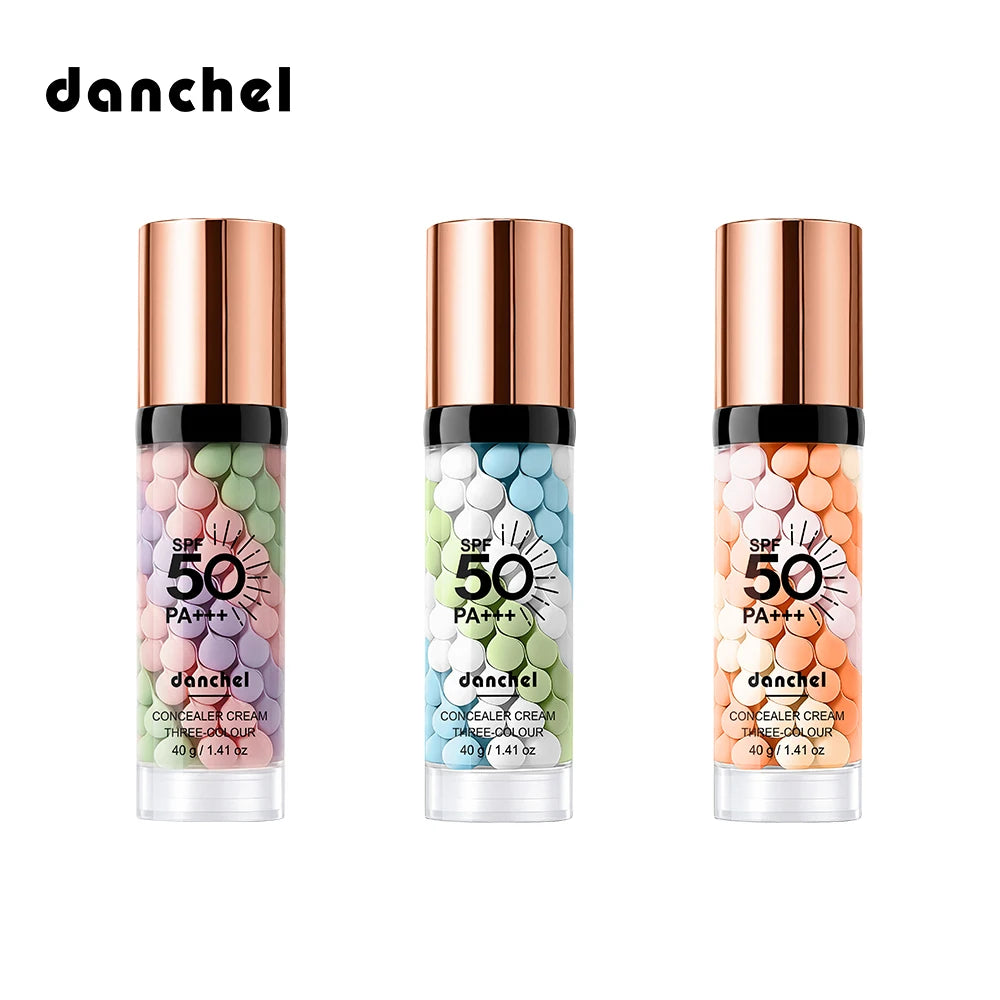 3-in-1 Color Correcting Primer SPF 50 Makeup Base for Radiant Even Skin Tone and Sun Protection