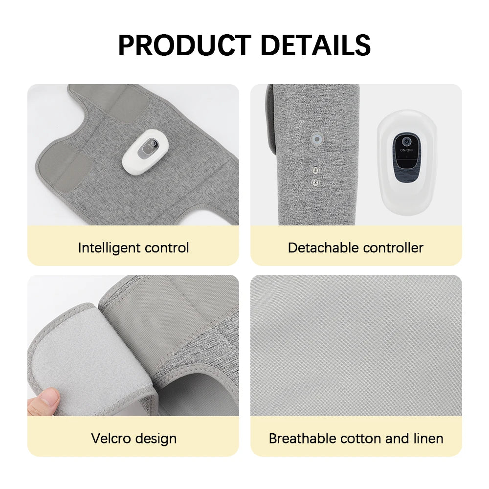 Wireless Calf Massager Air Compression Leg Wrap for Muscle Recovery and Circulation