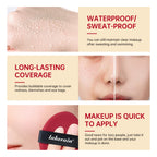 Air Cushion Foundation BB CC Cream Full Coverage Makeup for Flawless Matte Face Finish Daily Use