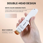 Foundation Stick Cream Makeup Buildable Coverage with Detachable Brush for Smooth Face Application