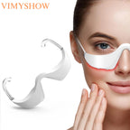 Red Light Eye Massager LED Beauty Device for Skin Firming and Puffiness Reduction