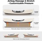 Electric Waist Massager Back Stretcher Lumbar Traction Device for Spinal Support and Daily Relief