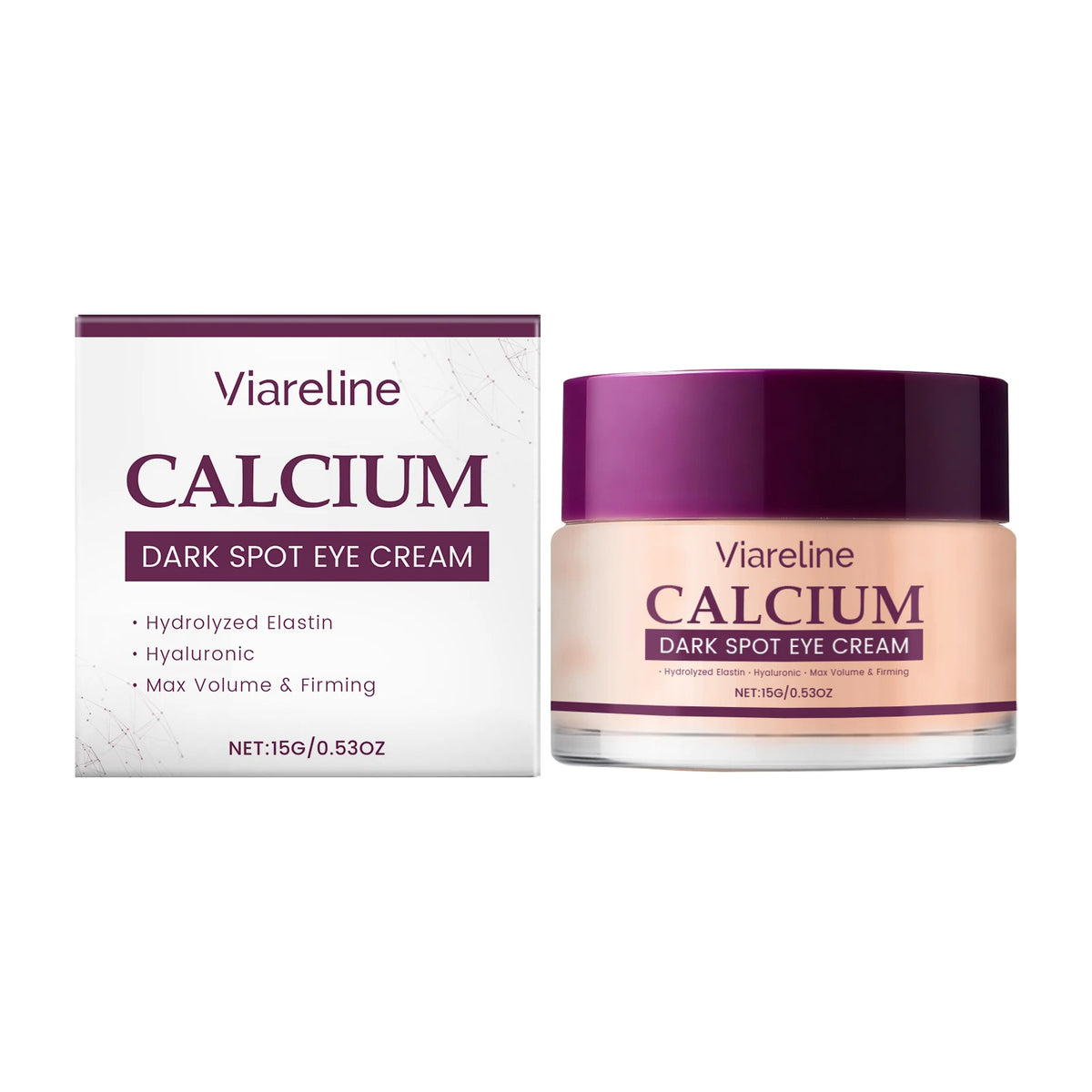 Calcium Eye Cream Dark Circle Remover Firming Moisturizer for Reducing Fine Lines and Puffiness