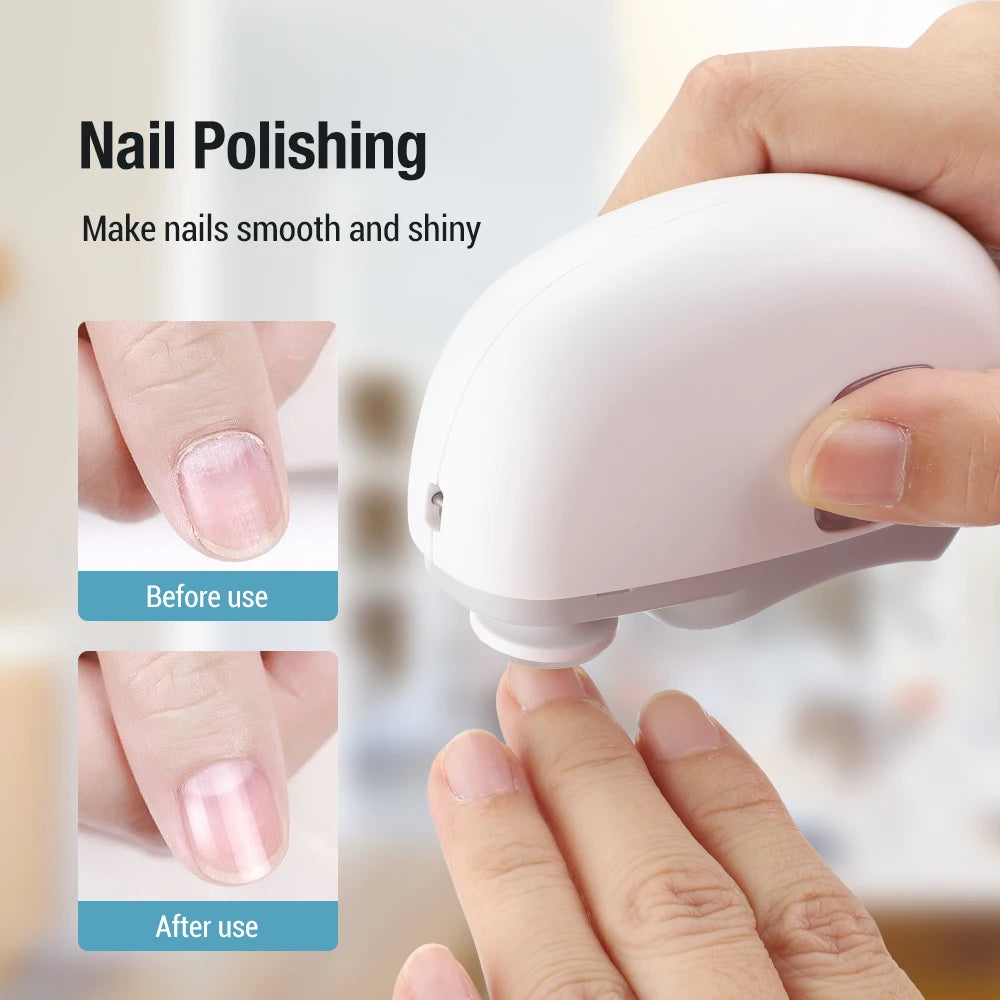 Electric Nail Clipper Automatic Fingernail Trimmer with LED Light for Kids Adults and Seniors