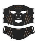 LED Face Neck Mask Silicone Light Therapy Device for Skin Rejuvenation and Anti Wrinkle Care