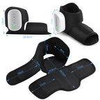 Cordless Foot Ankle Massager Heated Air Compression Wrap for Relaxation Pain Relief Home Use