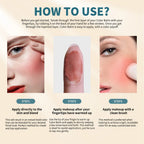 Sunscreen Blush Stick Tinted SPF 50 Cream Face Makeup for Glowing Cheeks
