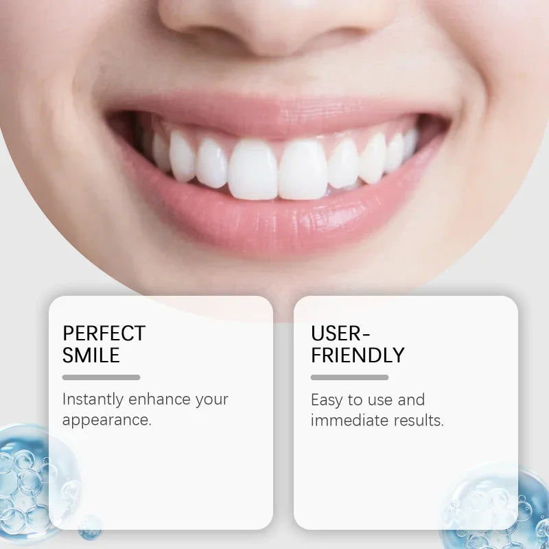 Denture Decoration Set Fake Teeth Veneers Resin Kit for Confident Smile