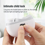 Electric Nail Clipper Automatic Fingernail Trimmer with LED Light for Kids Adults and Seniors