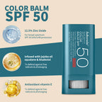 Sunscreen Blush Stick Tinted SPF 50 Cream Face Makeup for Glowing Cheeks