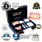 Full Mouth False Teeth Set Cosmetic Denture Kit for Instant Smile Enhancement