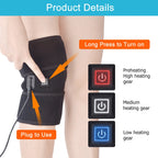 Electric Knee Heating Pad Heated Leg Brace Wrap for Joint Pain Relief and Muscle Relaxation