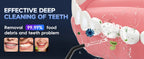 Electric Water Flosser and Toothbrush Set Oral Irrigator for Teeth Whitening Gum Care