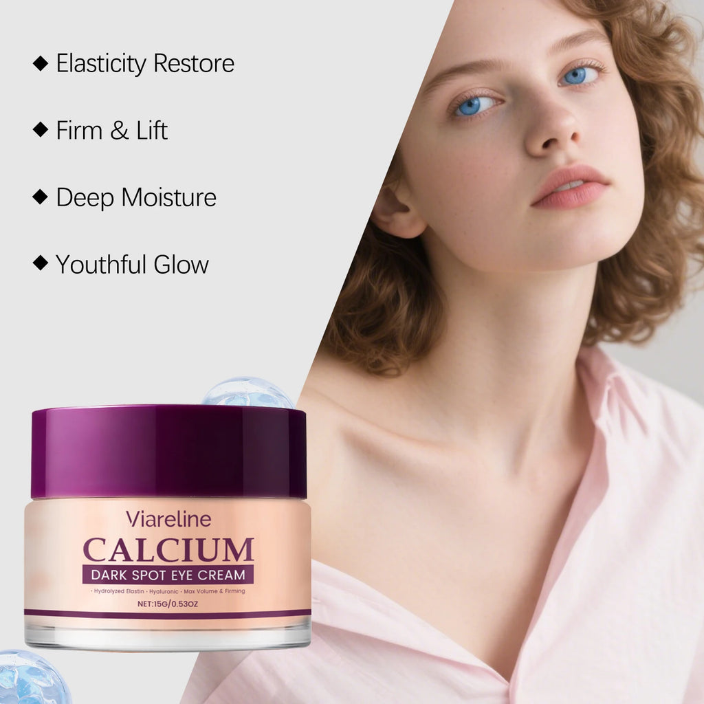 Calcium Eye Cream Dark Circle Remover Firming Moisturizer for Reducing Fine Lines and Puffiness