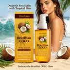 Coconut Firming Oil Skin Tightening Moisturizer for Body Hydration and Elasticity Recovery