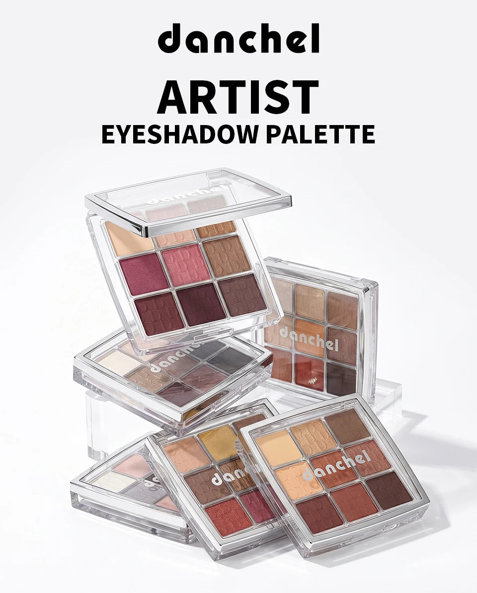 9 Color Eyeshadow Palette Makeup Kit Professional Matte Shimmer Shades for Daily Smoky Eye Looks