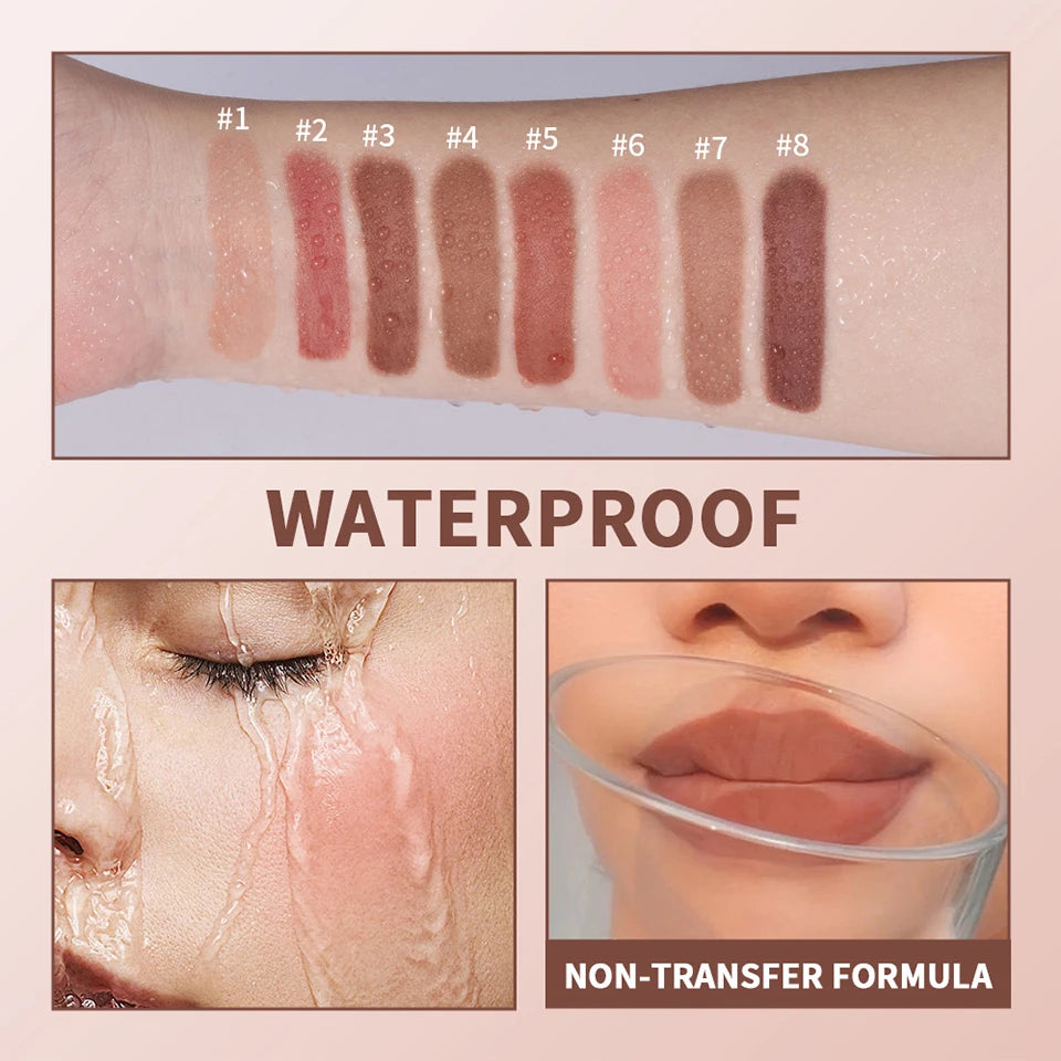 Air Cushion Lip Cream Tinted Blush Dual Action Matte Finish for Daily Makeup Routine - 12