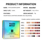 9 Color Eyeshadow Palette Makeup Kit Matte Shimmer Pigmented Shades for Daily Smoky Eye Looks