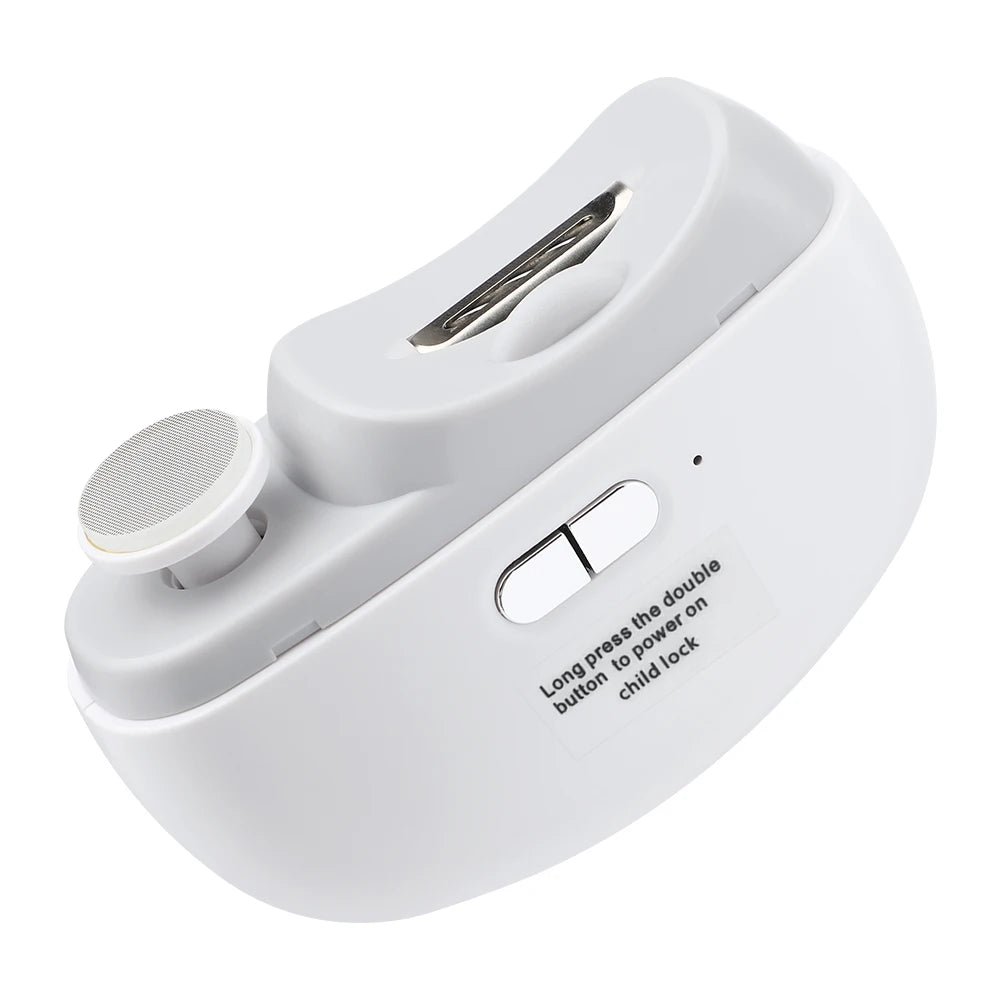 Electric Nail Clipper Automatic Fingernail Trimmer with LED Light for Kids Adults and Seniors