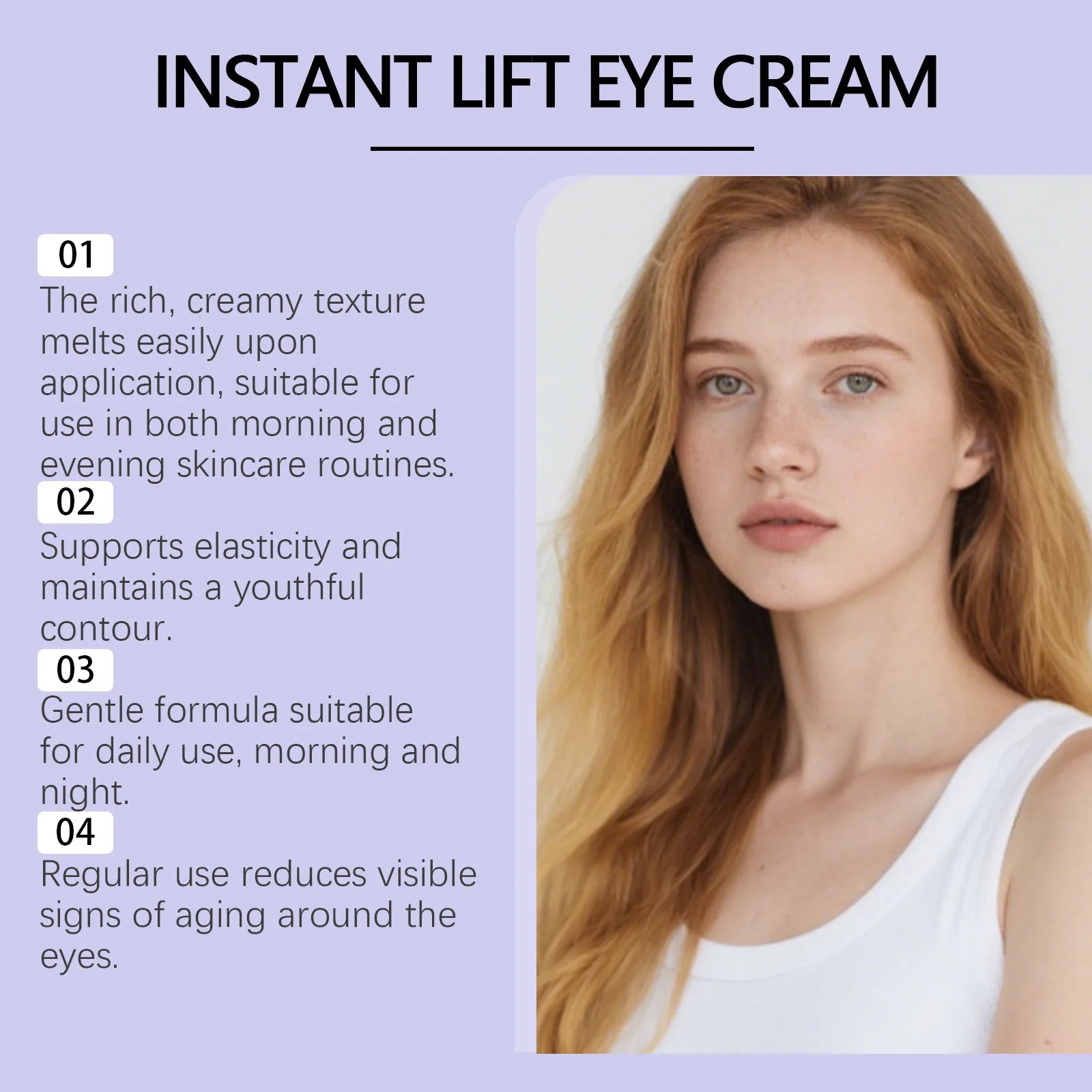 Collagen Eye Cream Firming Dark Circle Treatment for Smooth Hydrated Youthful Looking Skin - 10