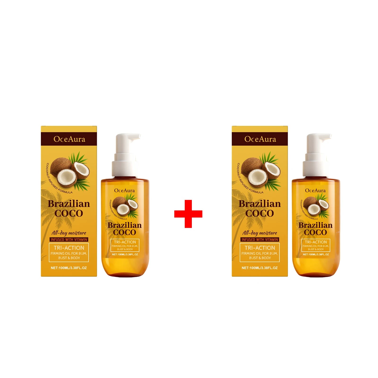 Coconut Firming Oil Skin Tightening Moisturizer for Body Hydration and Elasticity Recovery - 15