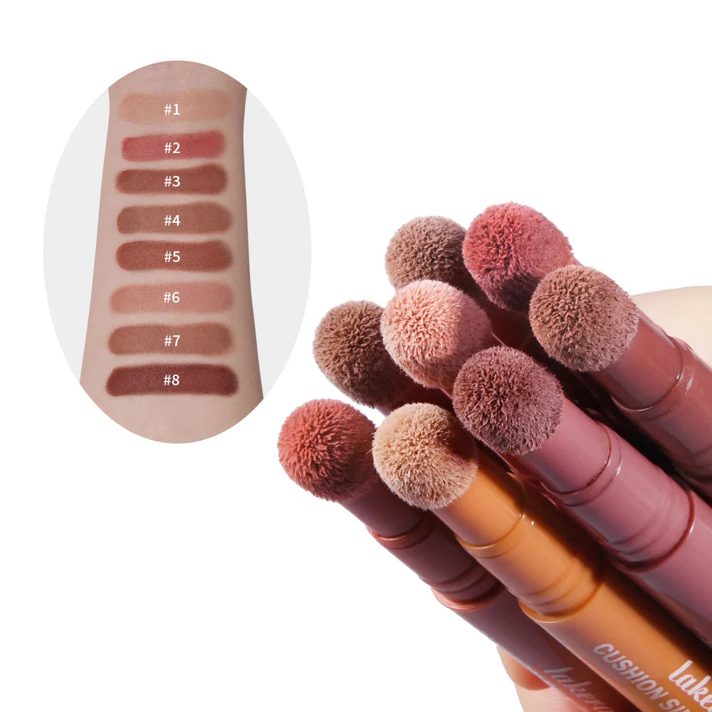 Air Cushion Lip Cream Tinted Blush Dual Action Matte Finish for Daily Makeup Routine