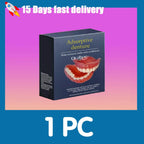 Silicone Dentures Full Set Artificial Teeth Natural Comfort Fit for Adult Oral Beauty Daily Use