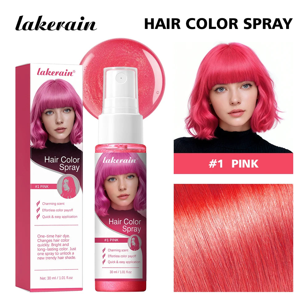 Temporary Hair Color Spray Washable Instant Hair Dye for Party Festivals and Temporary Style - 26