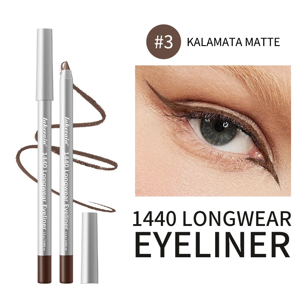 Longwear Eyeliner Pencil Waterproof Smudgeproof Eye Makeup for Precise Daily Cosmetic Look - 27