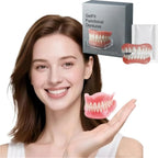 Silicone Dentures False Teeth Cosmetic Smile Veneers for Daily Oral Comfort and Confidence Use