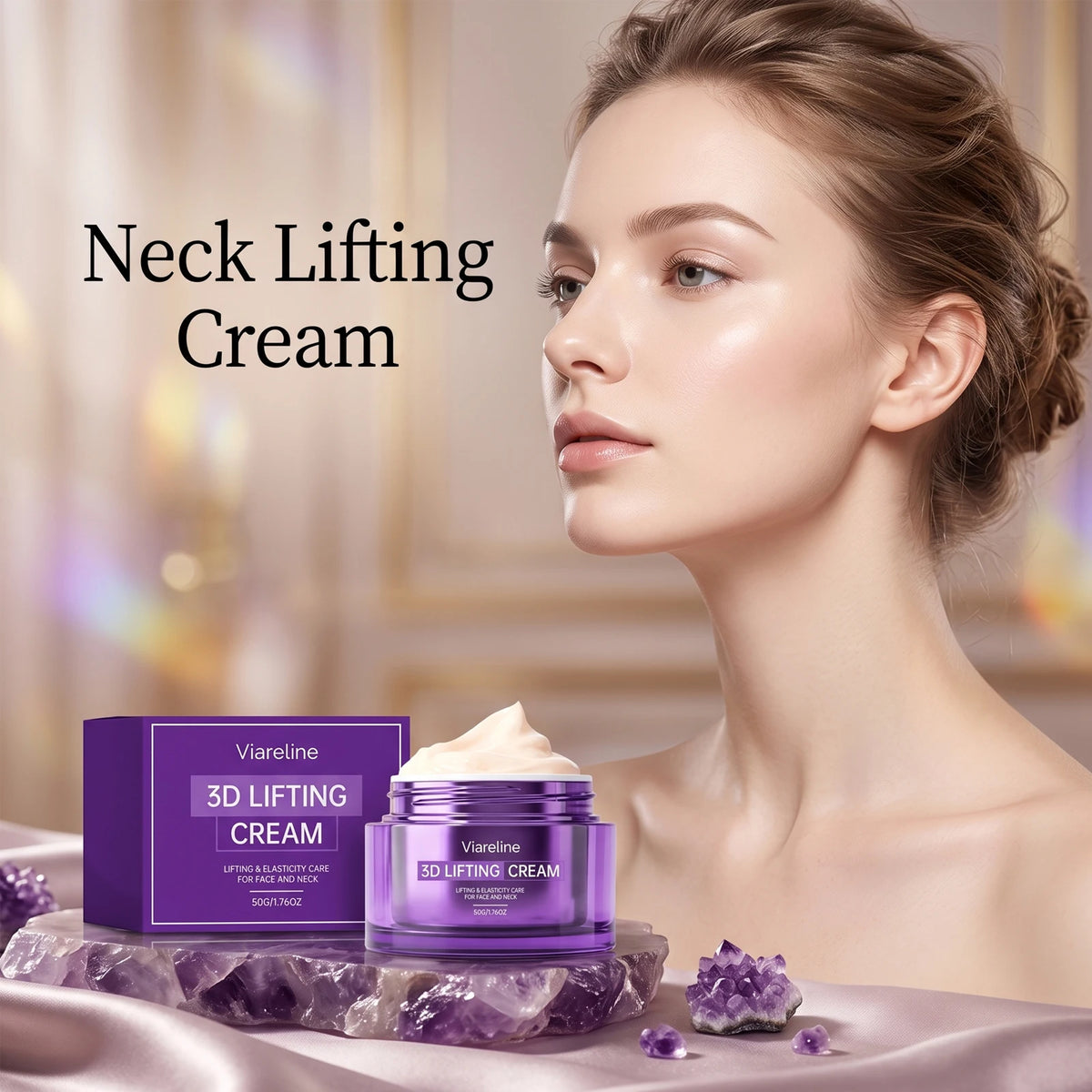3D Lifting Cream Firming Moisturizer for Face and Neck Tightening Anti Aging Skin Care
