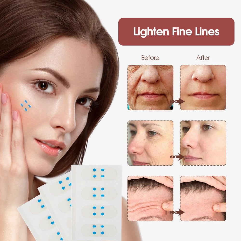Invisible Face Lifting Tape Wrinkle Removal Patches for Instant Tightening and V Shape Jawline